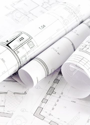 9178963-Part-of-architectural-project-Stock-Photo-plan-construction-blueprint